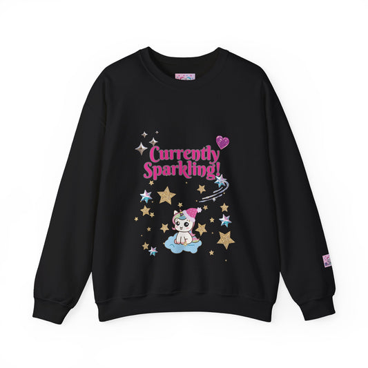 Currently Sparkling Unicorn Christmas Sweatshirt for Women | PositiveHug