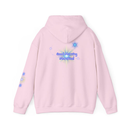Bright Positivity - Good Morning Starshine Hoodie by PositiveHug - Design on back