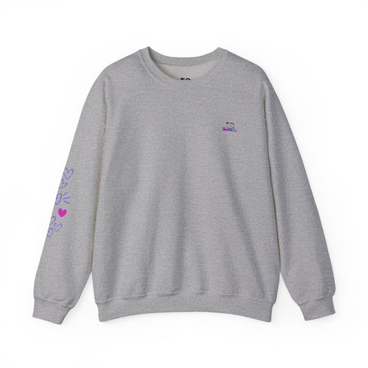 Inspirational 'Take a Deep Breath & Believe in Yourself' Crewneck Sweatshirt