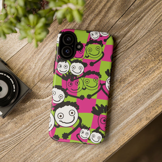Positive Vibes Phone Case - By PositiveHug Happy, Colorful Tough Case,