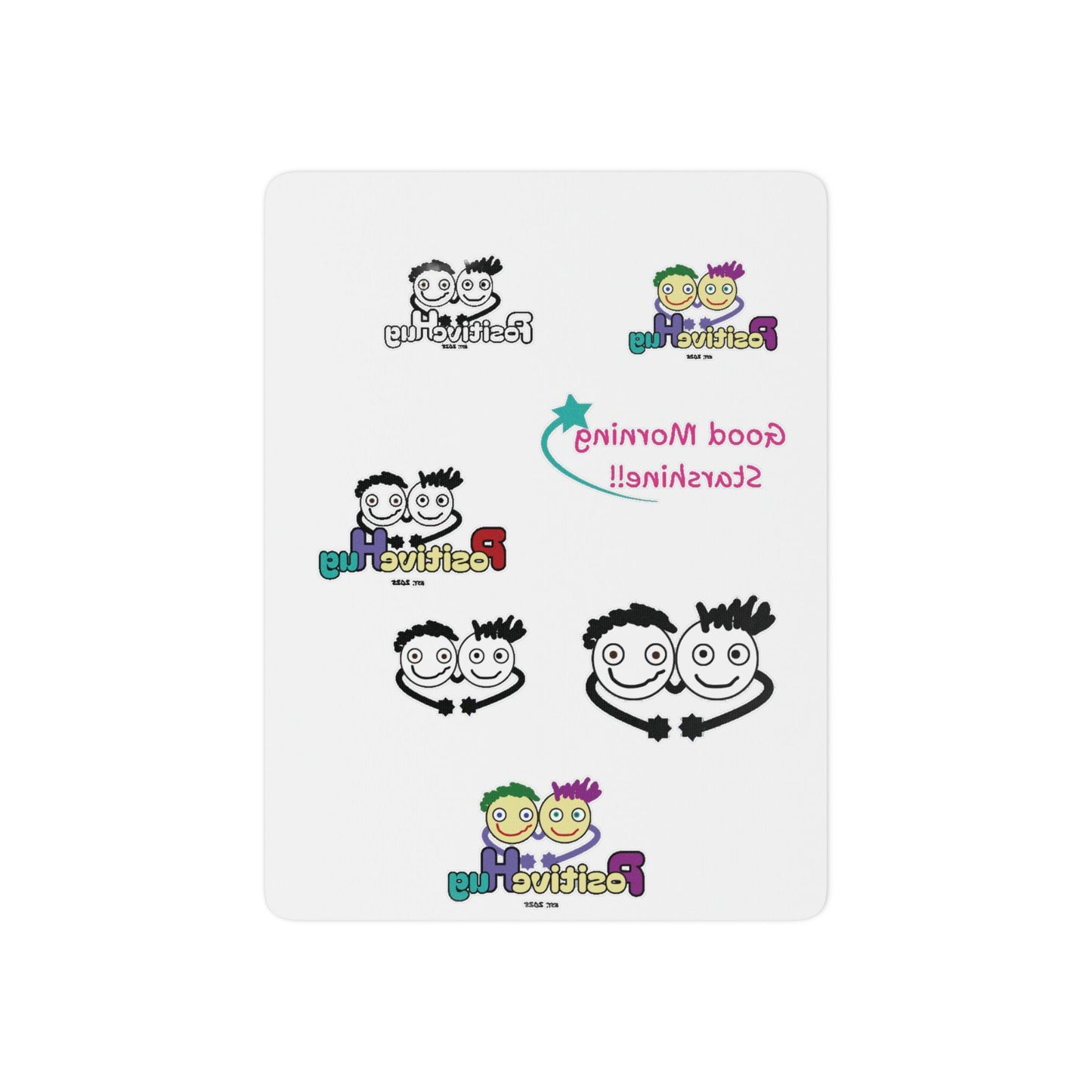 Temporary Tattoos — PositiveHug Logo Faces Tattoo Sheet