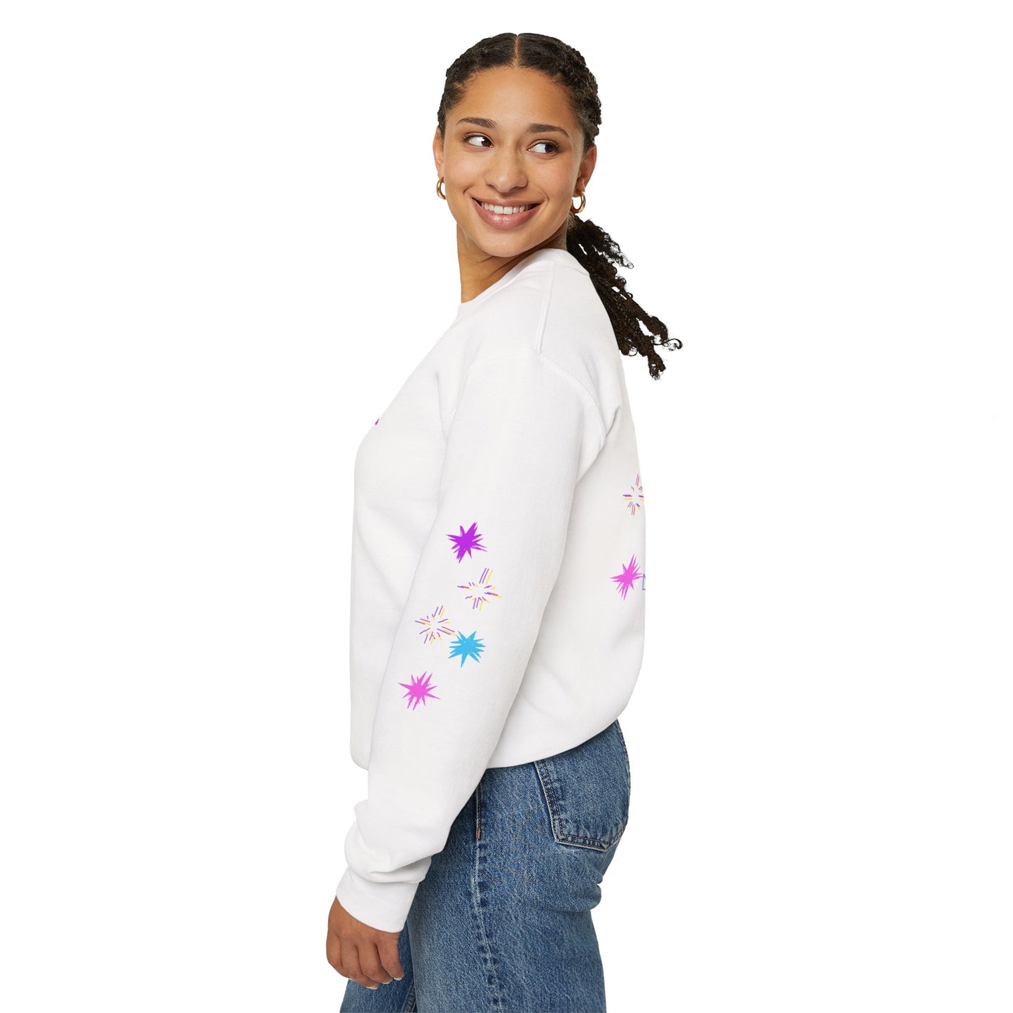 Hey, You're Lit! You Slay! - Fun Bright Graphic Sweatshirt