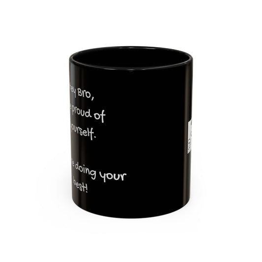 PositiveHug Motivational Coffee Mug — Encouraging Message Accent Mug (11/15oz)