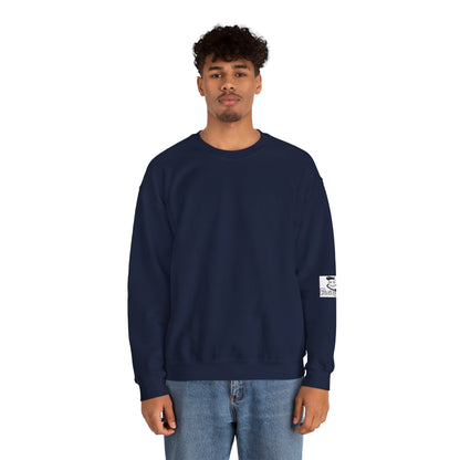 'Emotions are just temporary. Suicide is forever. Stay with us x' Inspirational Crewneck Sweatshirt - Mental Health Awareness