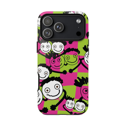 Positive Vibes Phone Case - By PositiveHug Happy, Colorful Tough Case,