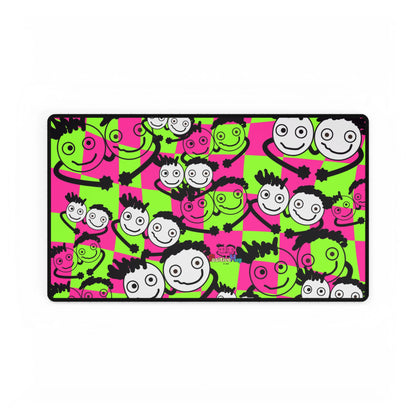 Colorful Desk Mat by PositiveHug - Fun Office Decor Unique Gift Idea