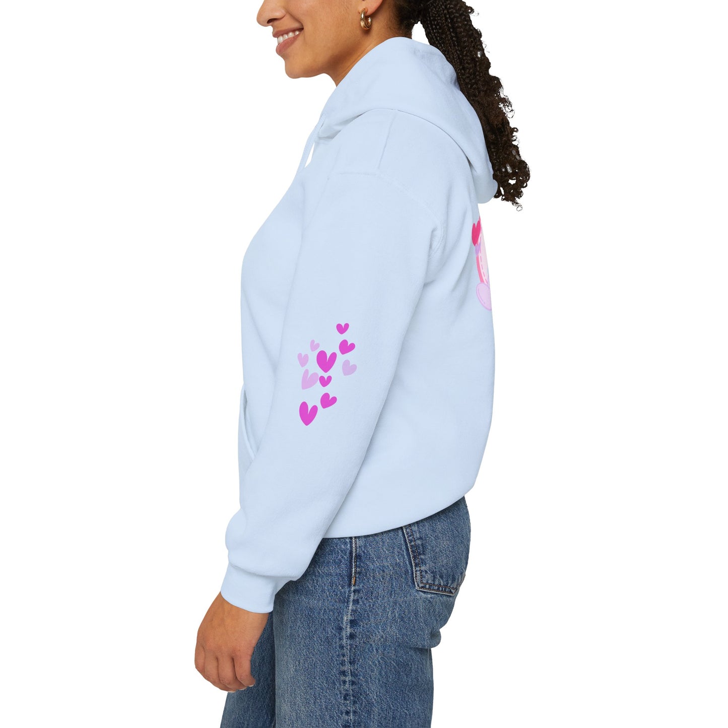 You're never too old to follow your dreams!  Heat Print Hoodie - Design on back