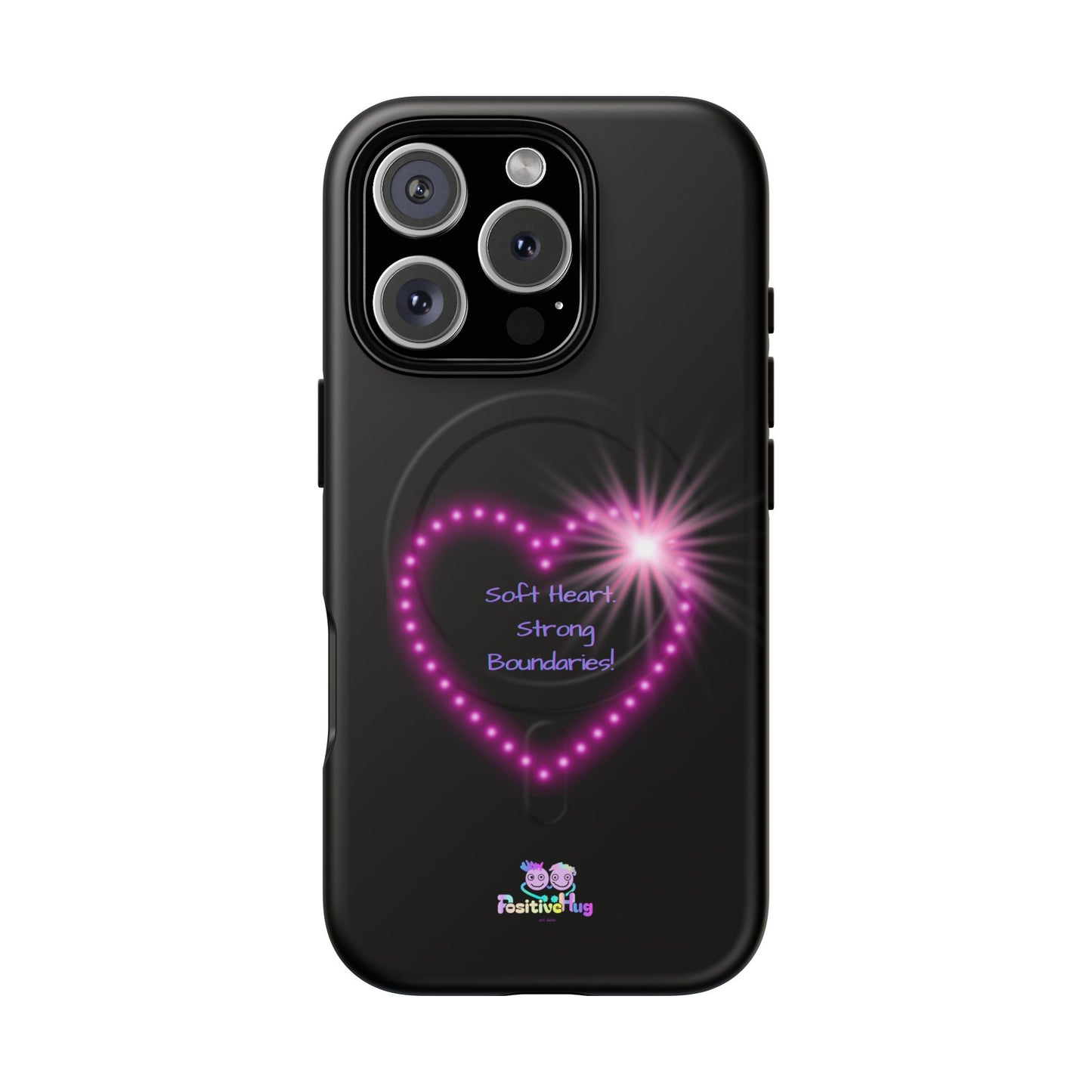 Soft Heart, Strong Boundaries Women's Tough Magnetic Phone Case — Self-Love | PositiveHug