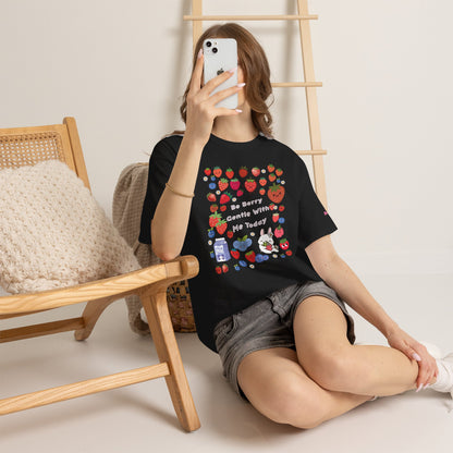 Berry Cute Graphic Tee — "Be Berry Gentle With Me Today" | PositiveHug