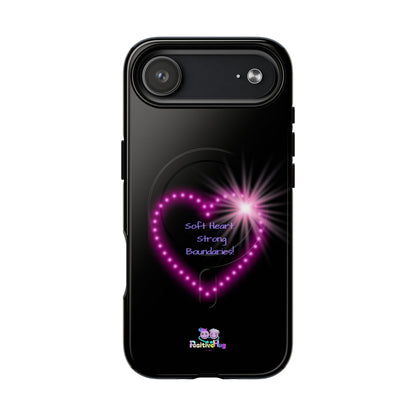 Soft Heart, Strong Boundaries Women's Tough Magnetic Phone Case — Self-Love | PositiveHug