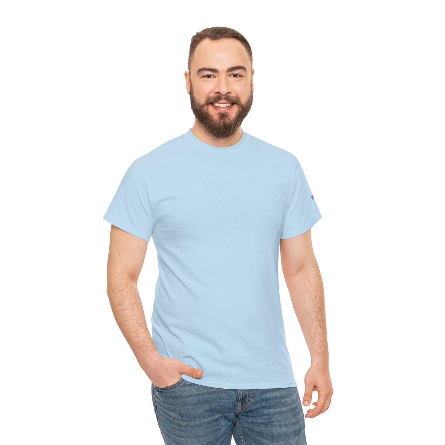 'Hey, Good Luck! x ' Quote on back, Motivational Tee