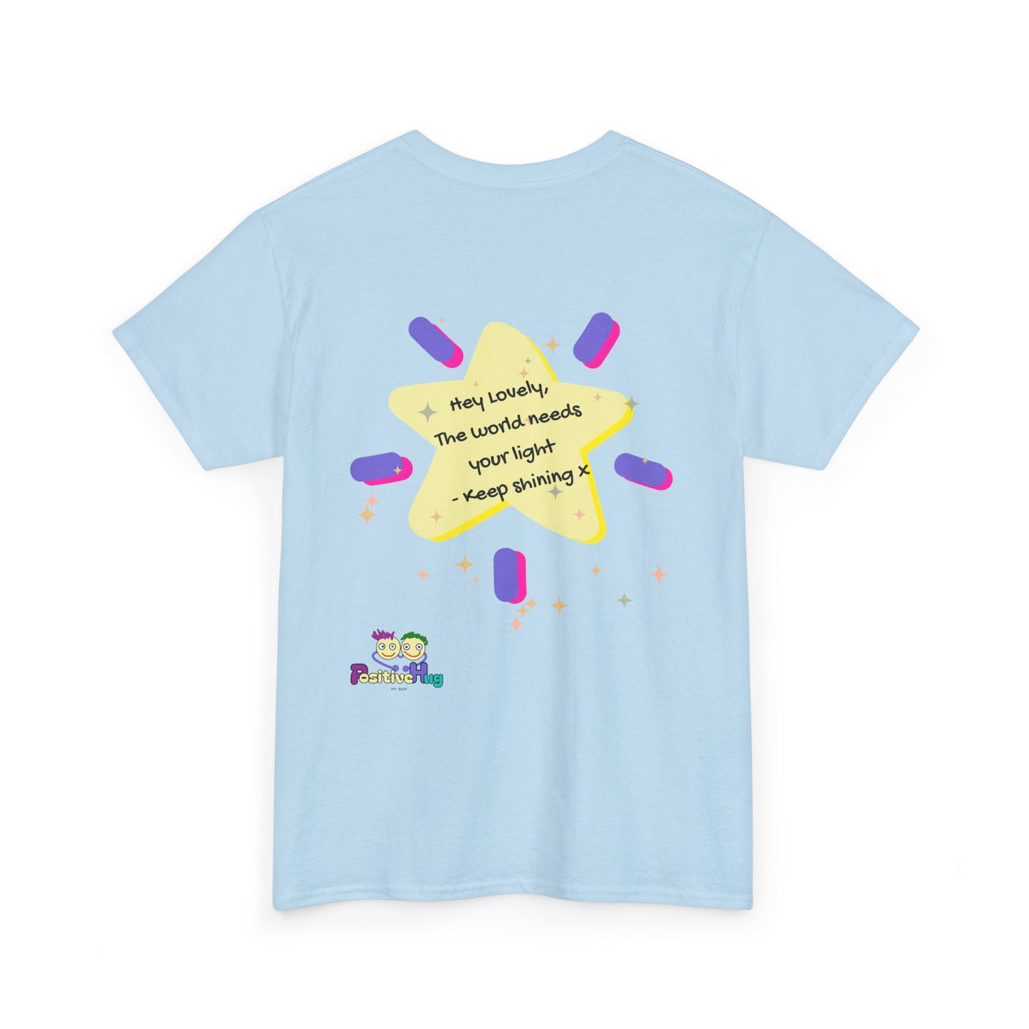 Keep Shining Star T-Shirt Inspirational Quote, Cute -  Star Design Tee