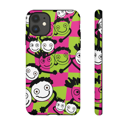 Positive Vibes Phone Case - By PositiveHug Happy, Colorful Tough Case,