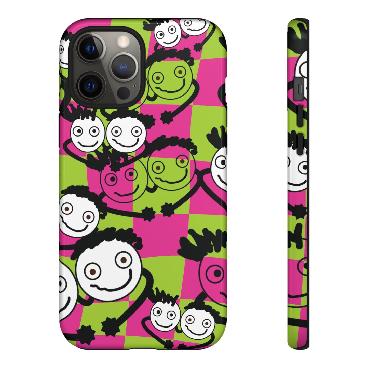 Positive Vibes Phone Case - By PositiveHug Happy, Colorful Tough Case,