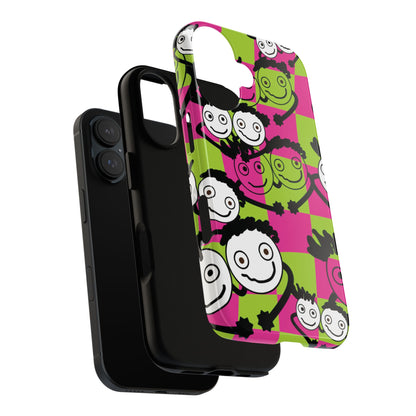 Positive Vibes Phone Case - By PositiveHug Happy, Colorful Tough Case,