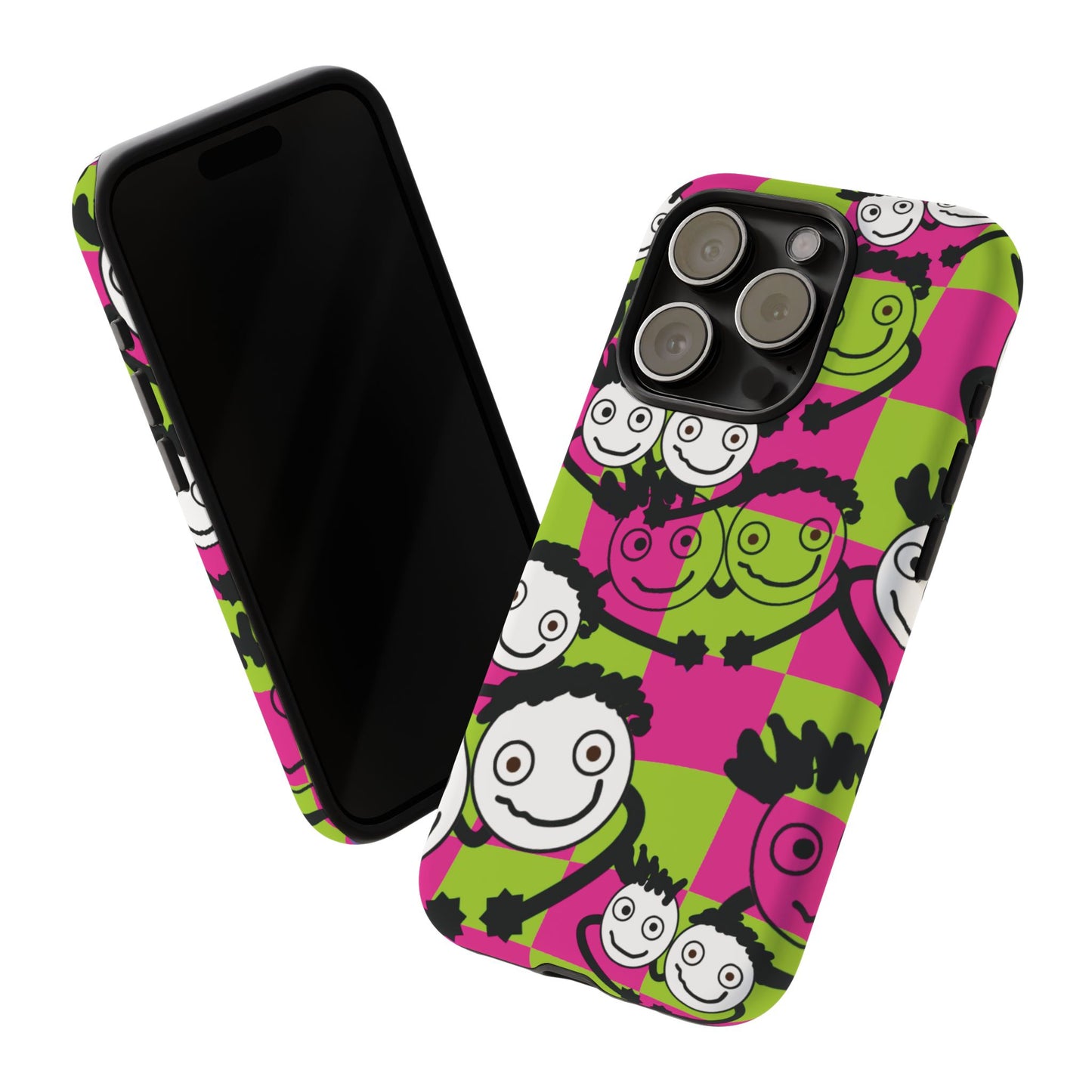 Positive Vibes Phone Case - By PositiveHug Happy, Colorful Tough Case,