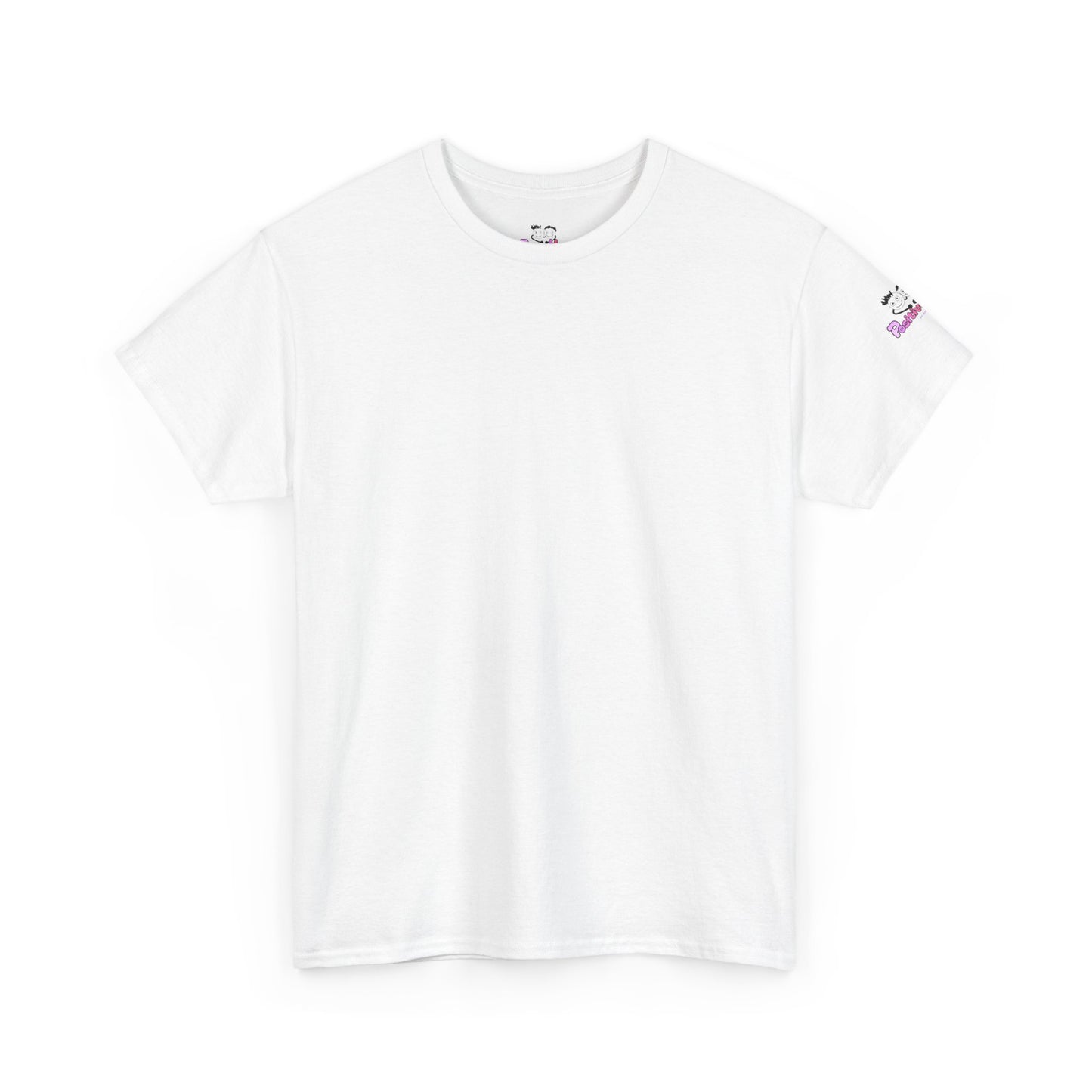 "Powered By Positivity & A Little Delulu" Cute Doodle Graphic Tee | PositiveHug