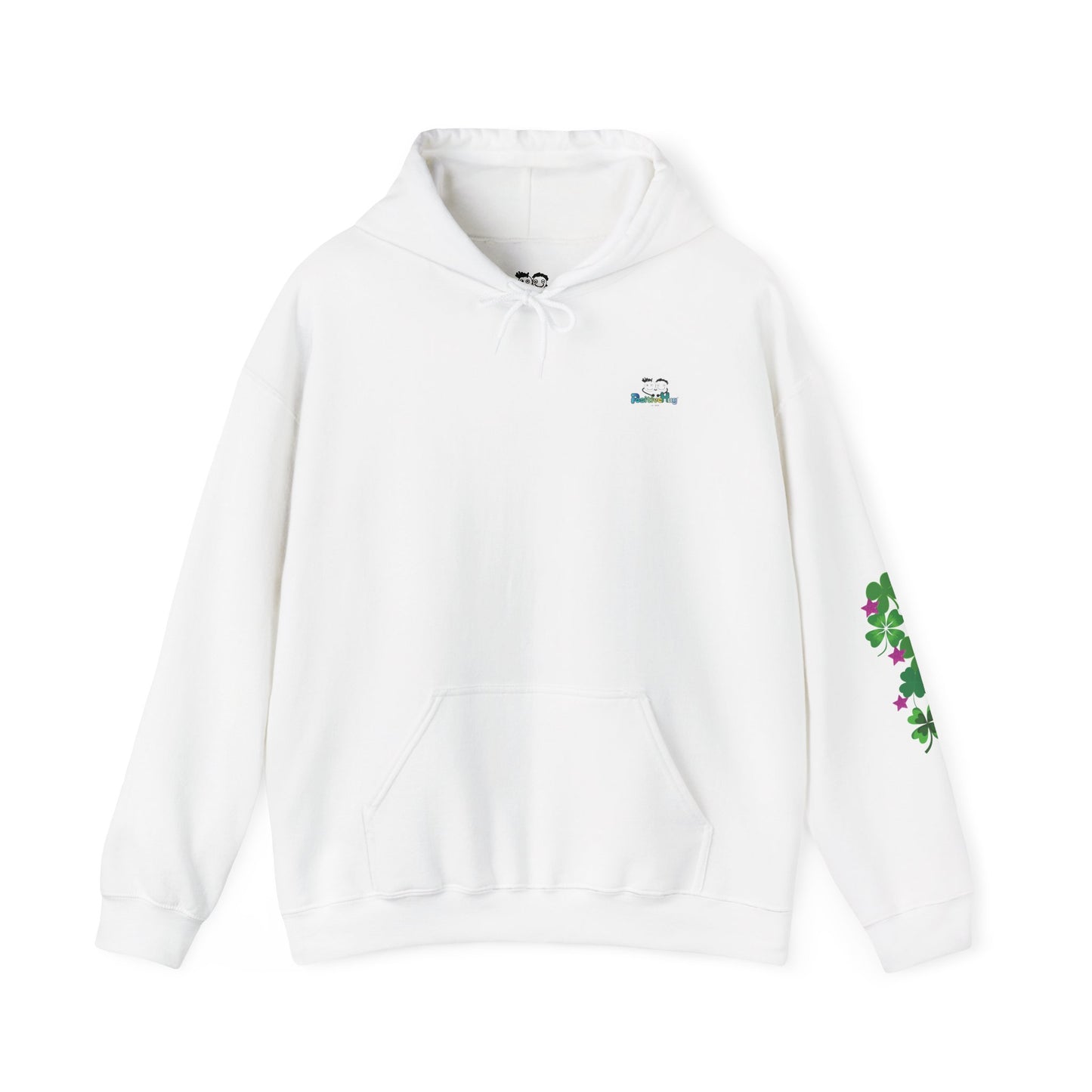 Hey, Good Luck! x - Motivational Hoodie - Design on back
