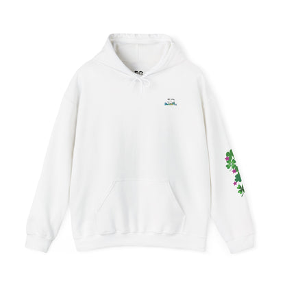 Hey, Good Luck! x - Motivational Hoodie - Design on back