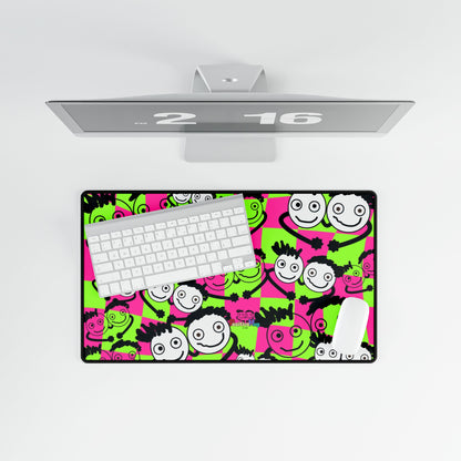 Colorful Desk Mat by PositiveHug - Fun Office Decor Unique Gift Idea