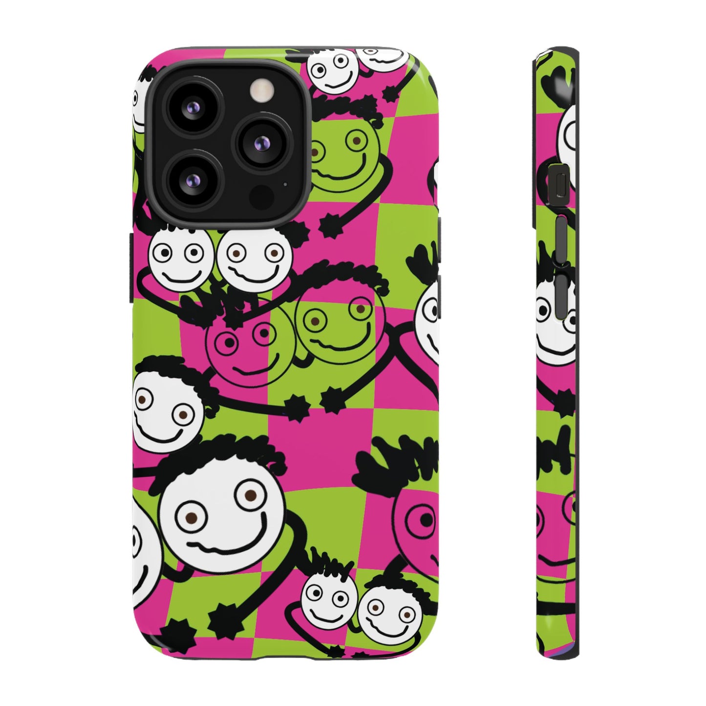 Positive Vibes Phone Case - By PositiveHug Happy, Colorful Tough Case,