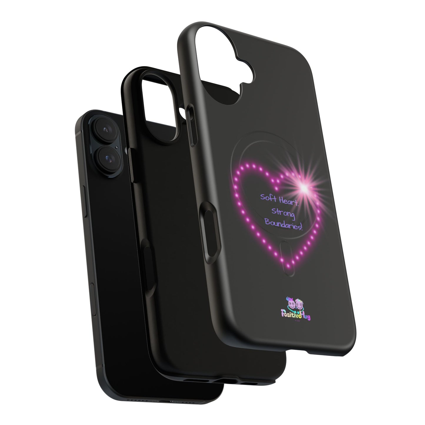 Soft Heart, Strong Boundaries Women's Tough Magnetic Phone Case — Self-Love | PositiveHug
