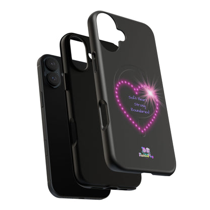 Soft Heart, Strong Boundaries Women's Tough Magnetic Phone Case — Self-Love | PositiveHug