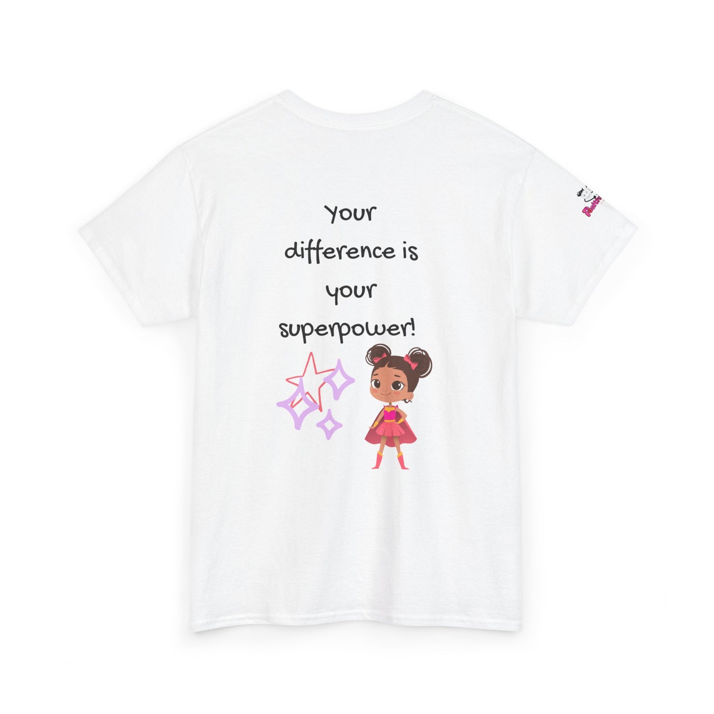 Your Difference Is Your Superpower T-Shirt — Uplifting Motivational Graphic Tee