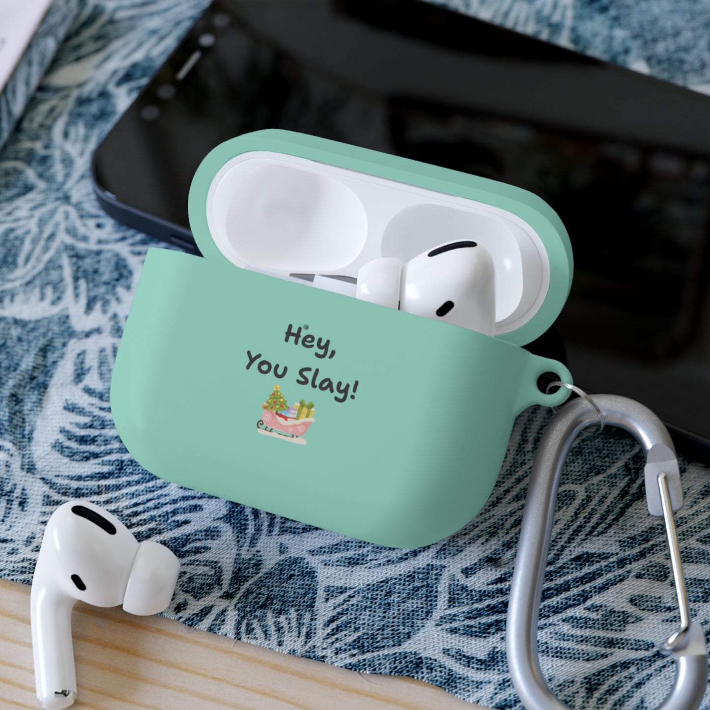 Festive AirPods Case Cover - 'Hey, You Slay!'