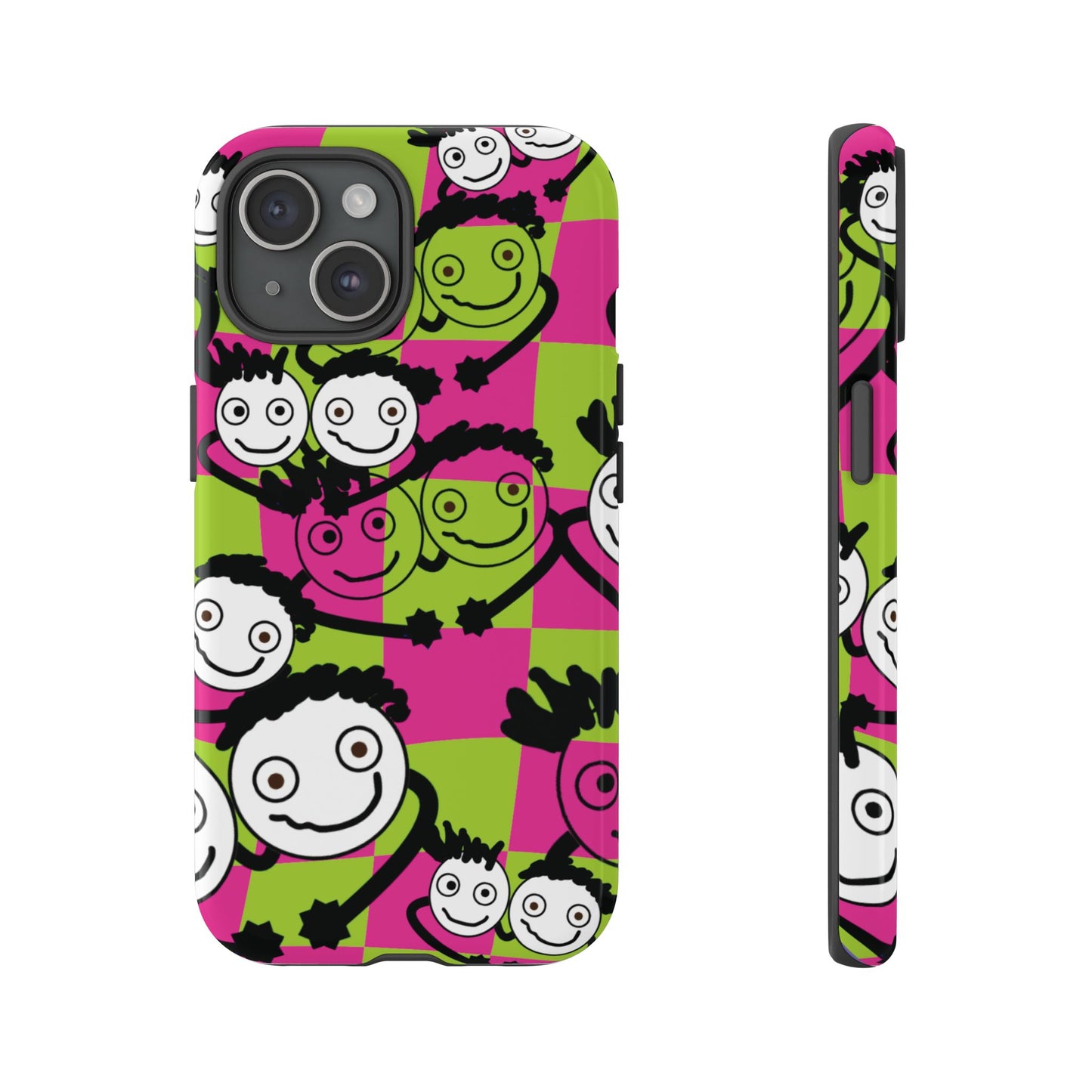Positive Vibes Phone Case - By PositiveHug Happy, Colorful Tough Case,