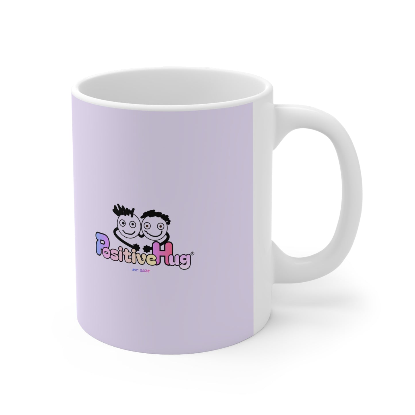 "Powered by Fairy Dust & Brains" Fairy Aesthetic Ceramic Mug | 11oz & 15oz | PositiveHug