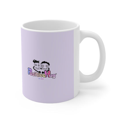 "Powered by Fairy Dust & Brains" Fairy Aesthetic Ceramic Mug | 11oz & 15oz | PositiveHug