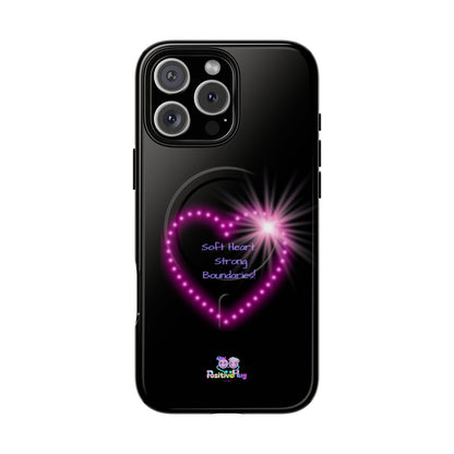 Soft Heart, Strong Boundaries Women's Tough Magnetic Phone Case — Self-Love | PositiveHug