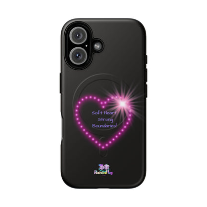 Soft Heart, Strong Boundaries Women's Tough Magnetic Phone Case — Self-Love | PositiveHug