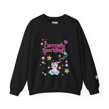 Currently Sparkling Unicorn Christmas Sweatshirt for Women | PositiveHug