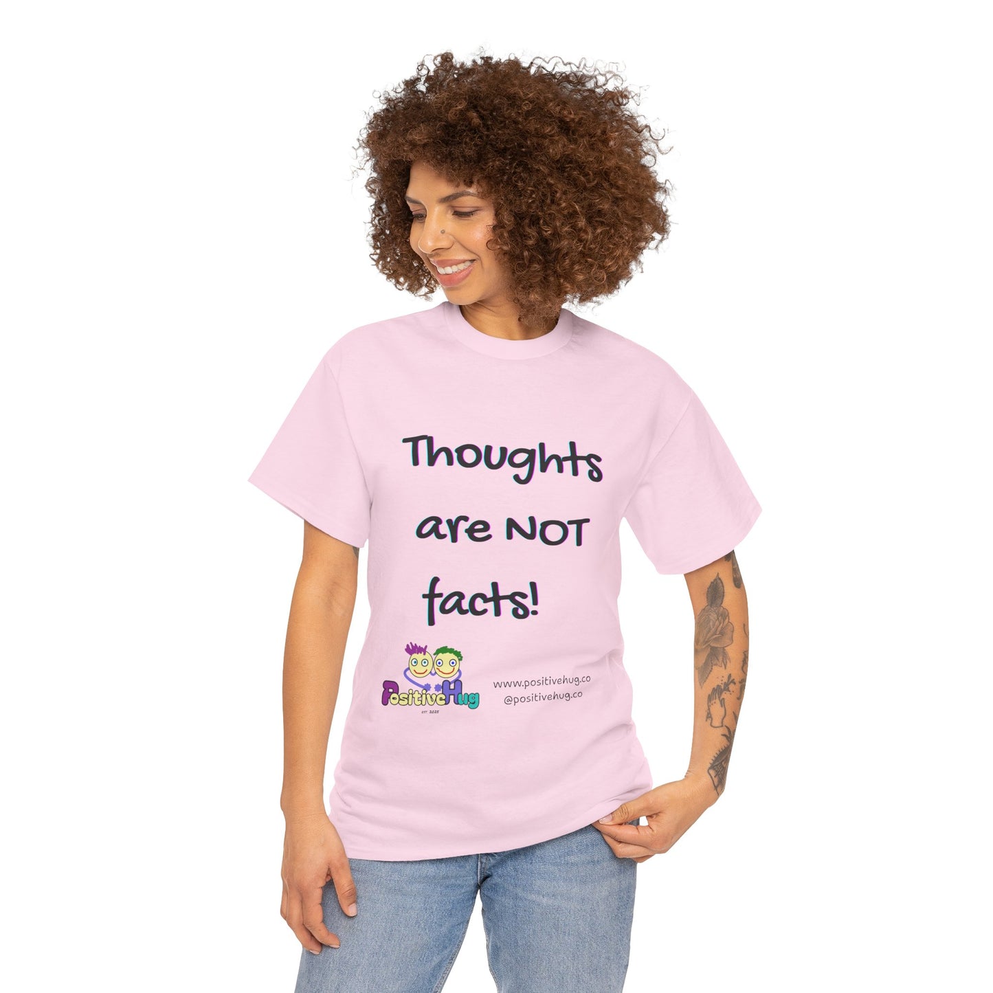 Thoughts Are NOT Facts T-Shirt — Positive Mindset Reminder Tee