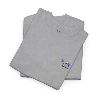 Stay Weird, You're Amazing! T-Shirt - Print on Back - Fun Upside down Logo on Front
