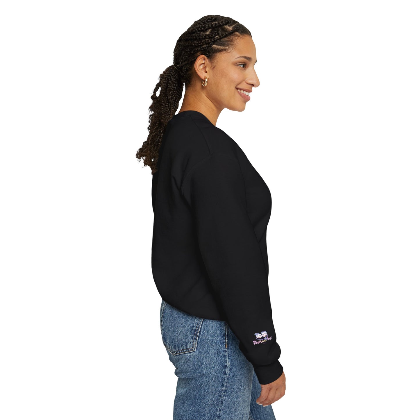 "Fierce When It Matters, Gentle When It Counts" Cute Pastel Coquette Sweatshirt | PositiveHug