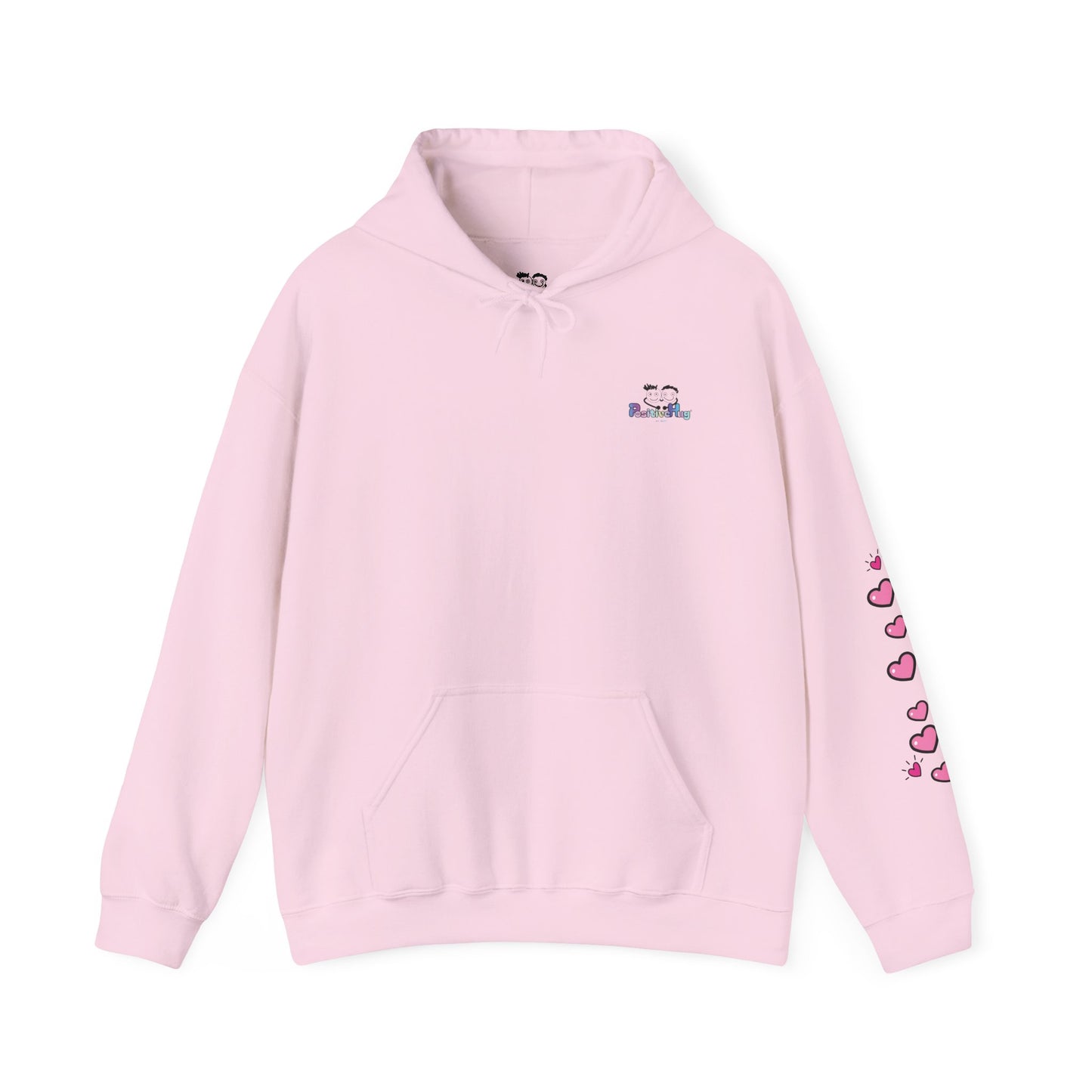 Born To Be Real Not Perfect - Graphic Hoodie With Print on the Back and Sleeve