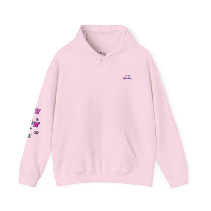 Butterfly Encouragement Hoodie — "Hey, I Believe In You"