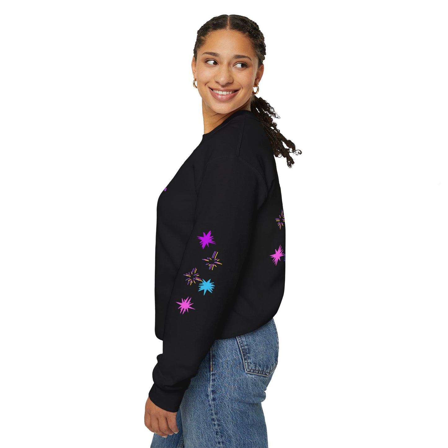 Hey, You're Lit! You Slay! -  Fun Bright Graphic Sweatshirt