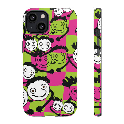 Positive Vibes Phone Case - By PositiveHug Happy, Colorful Tough Case,