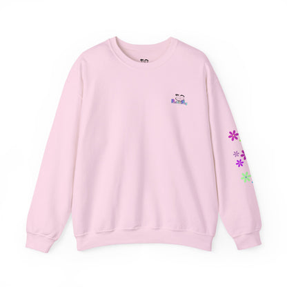 Empowerment Sweatshirt — "Pink? Yes. Brains? Absolutely. Settling? Never. Ambitious? Always." Motivational Graphic
