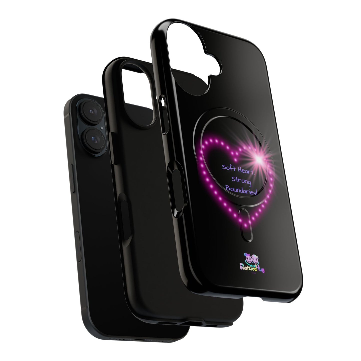 Soft Heart, Strong Boundaries Women's Tough Magnetic Phone Case — Self-Love | PositiveHug