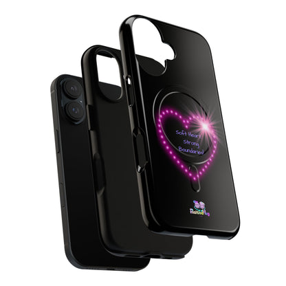 Soft Heart, Strong Boundaries Women's Tough Magnetic Phone Case — Self-Love | PositiveHug