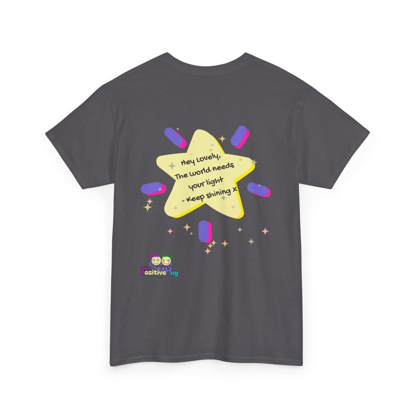 Keep Shining Star T-Shirt Inspirational Quote, Cute -  Star Design Tee