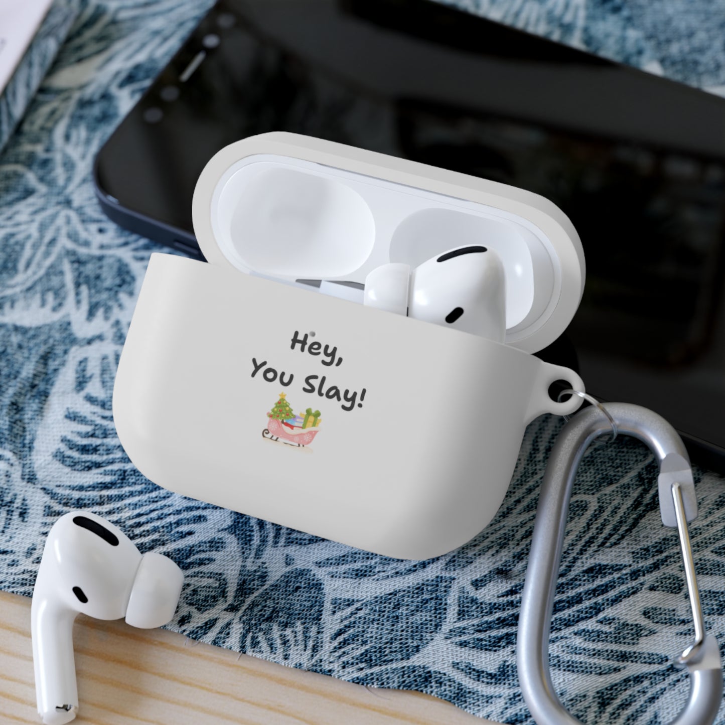 Festive AirPods Case Cover - 'Hey, You Slay!'