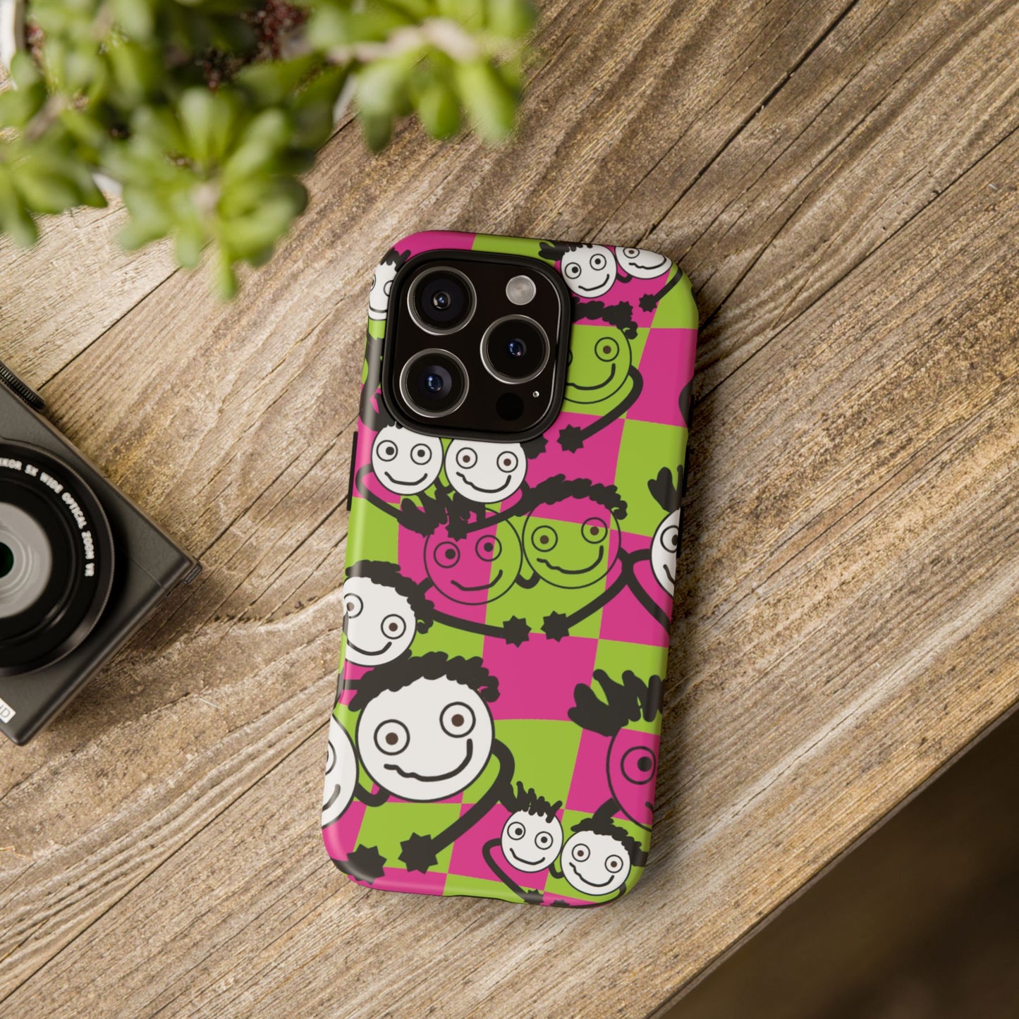 Positive Vibes Phone Case - By PositiveHug Happy, Colorful Tough Case,