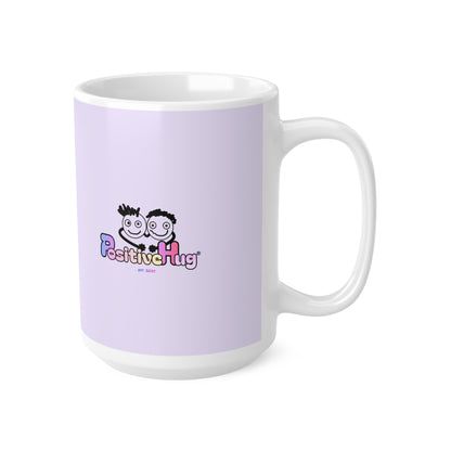 "Powered by Fairy Dust & Brains" Fairy Aesthetic Ceramic Mug | 11oz & 15oz | PositiveHug