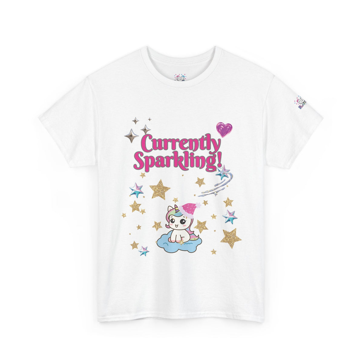 Currently Sparkling Unicorn Christmas T-Shirt for Women | PositiveHug